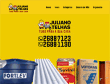 Tablet Screenshot of julianotelhas.com.br